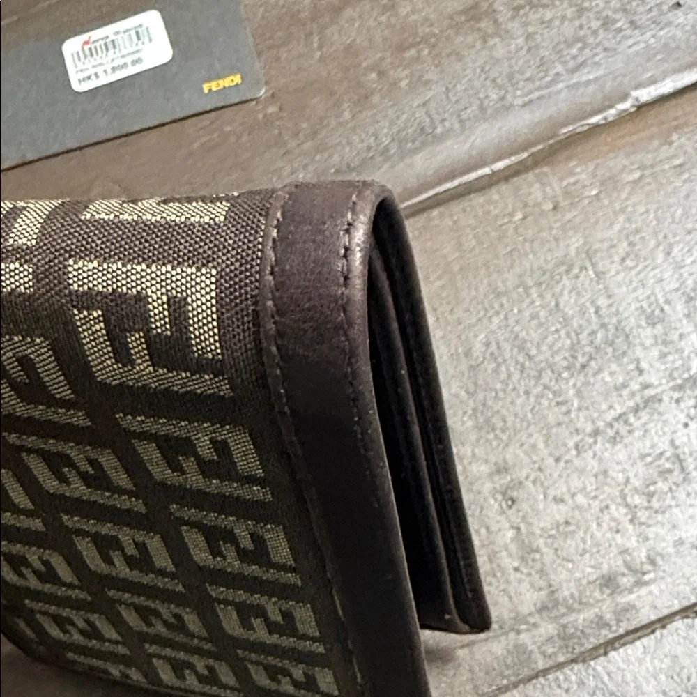 Fendi Brown and Cream Men's wallet